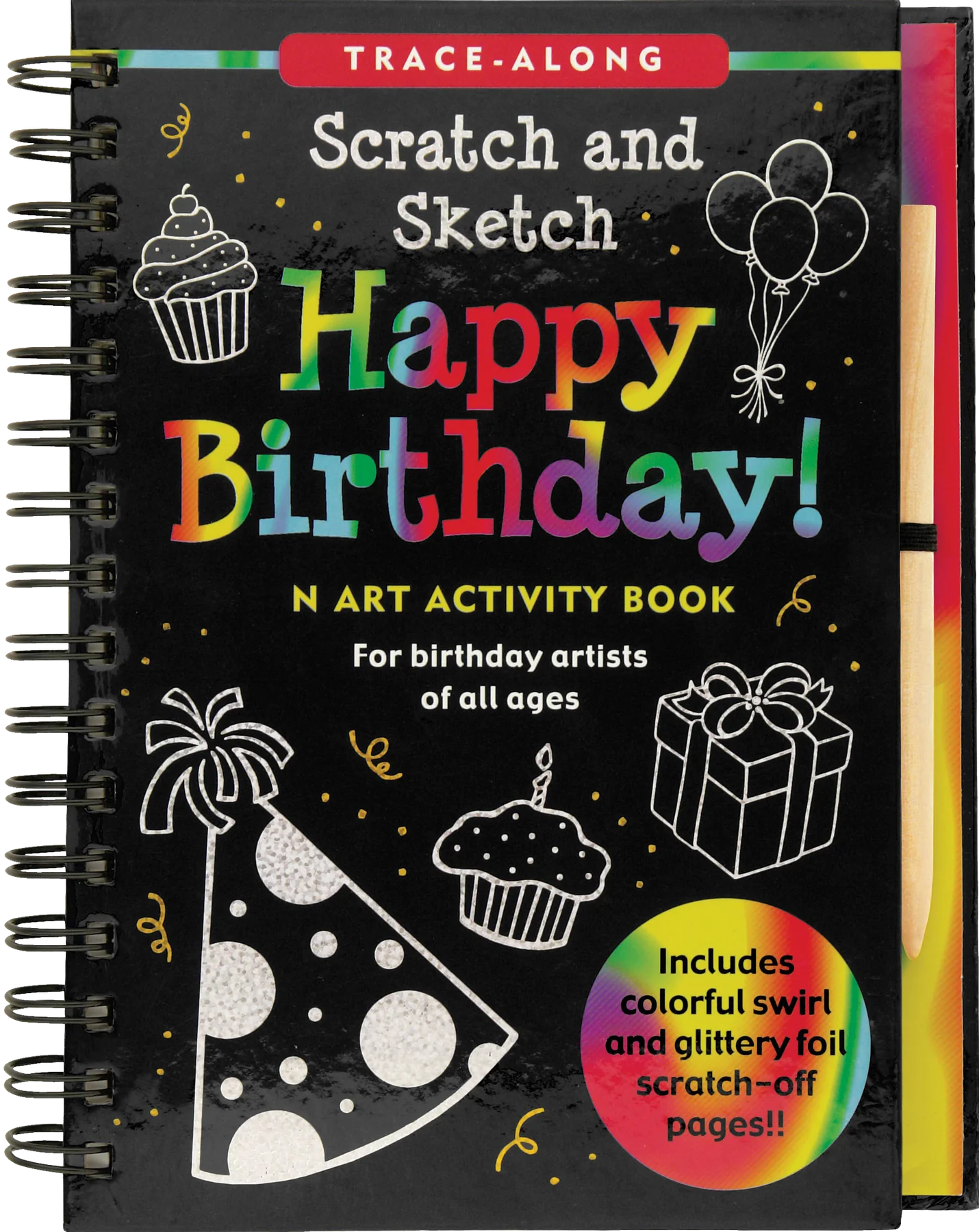 happy birthday | scratch & sketch