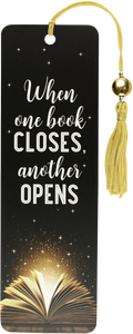 when one book closes | beaded bookmark