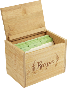 bamboo | recipe box