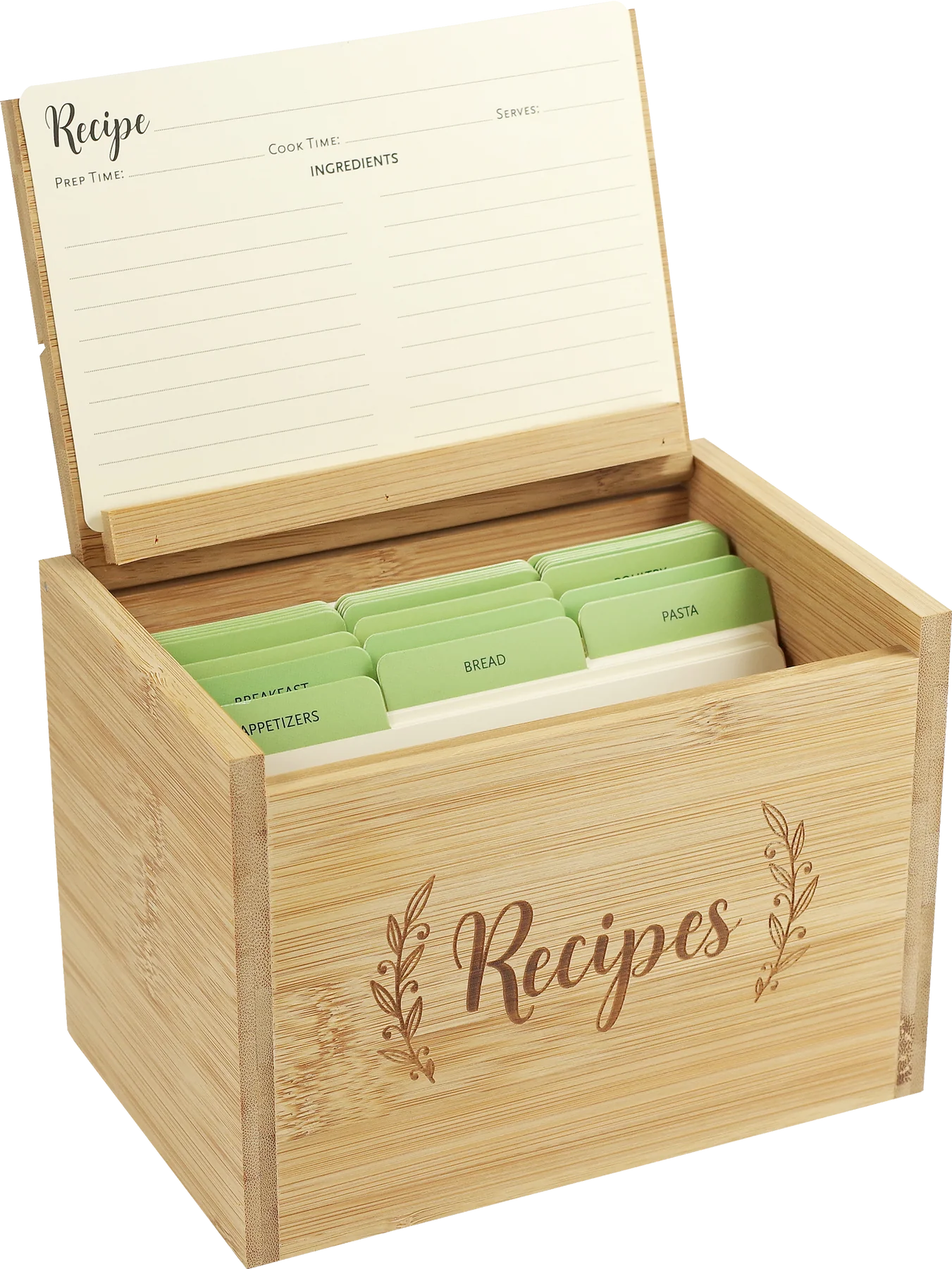 bamboo | recipe box