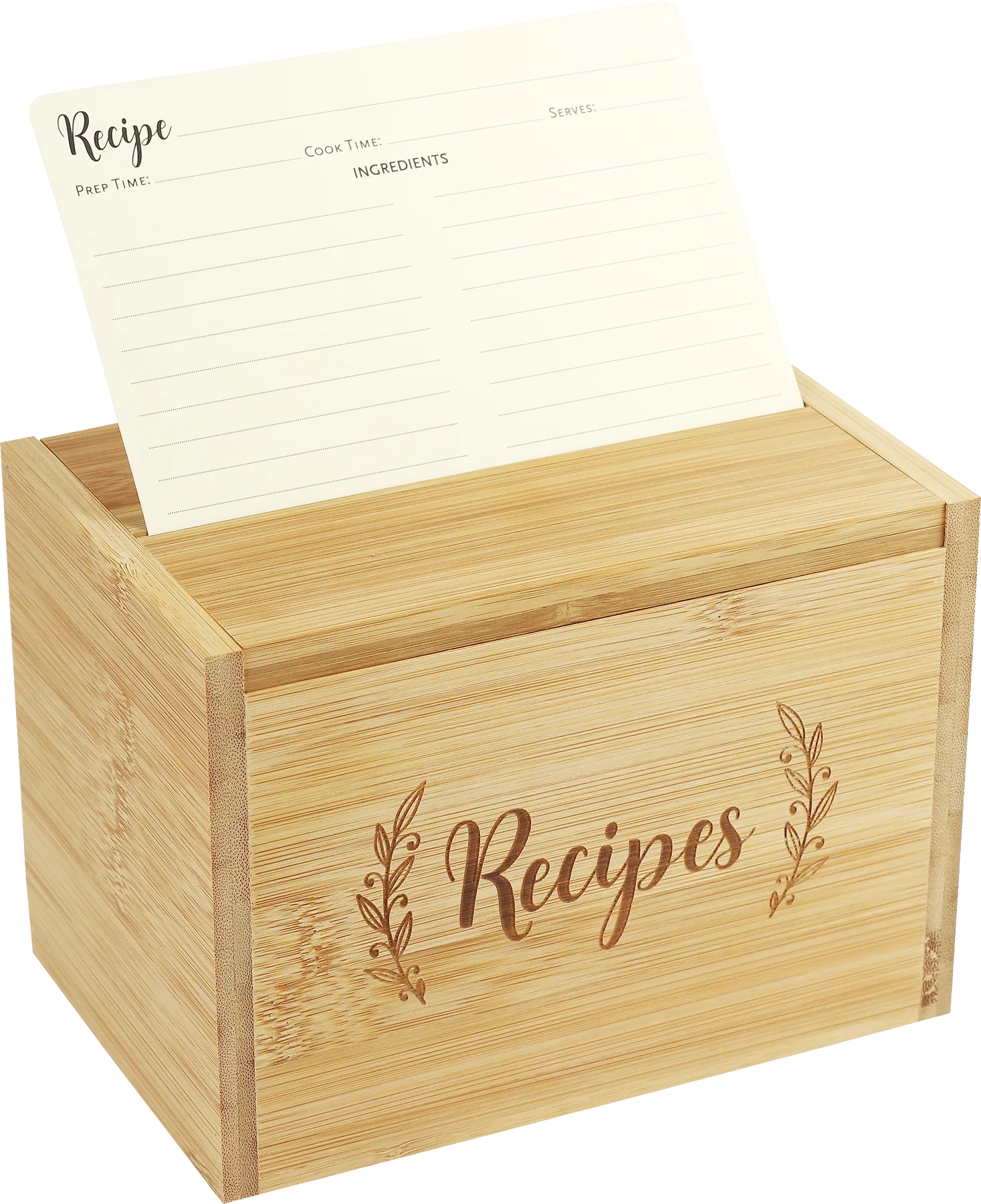 bamboo | recipe box