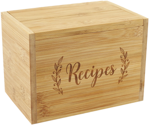 bamboo | recipe box