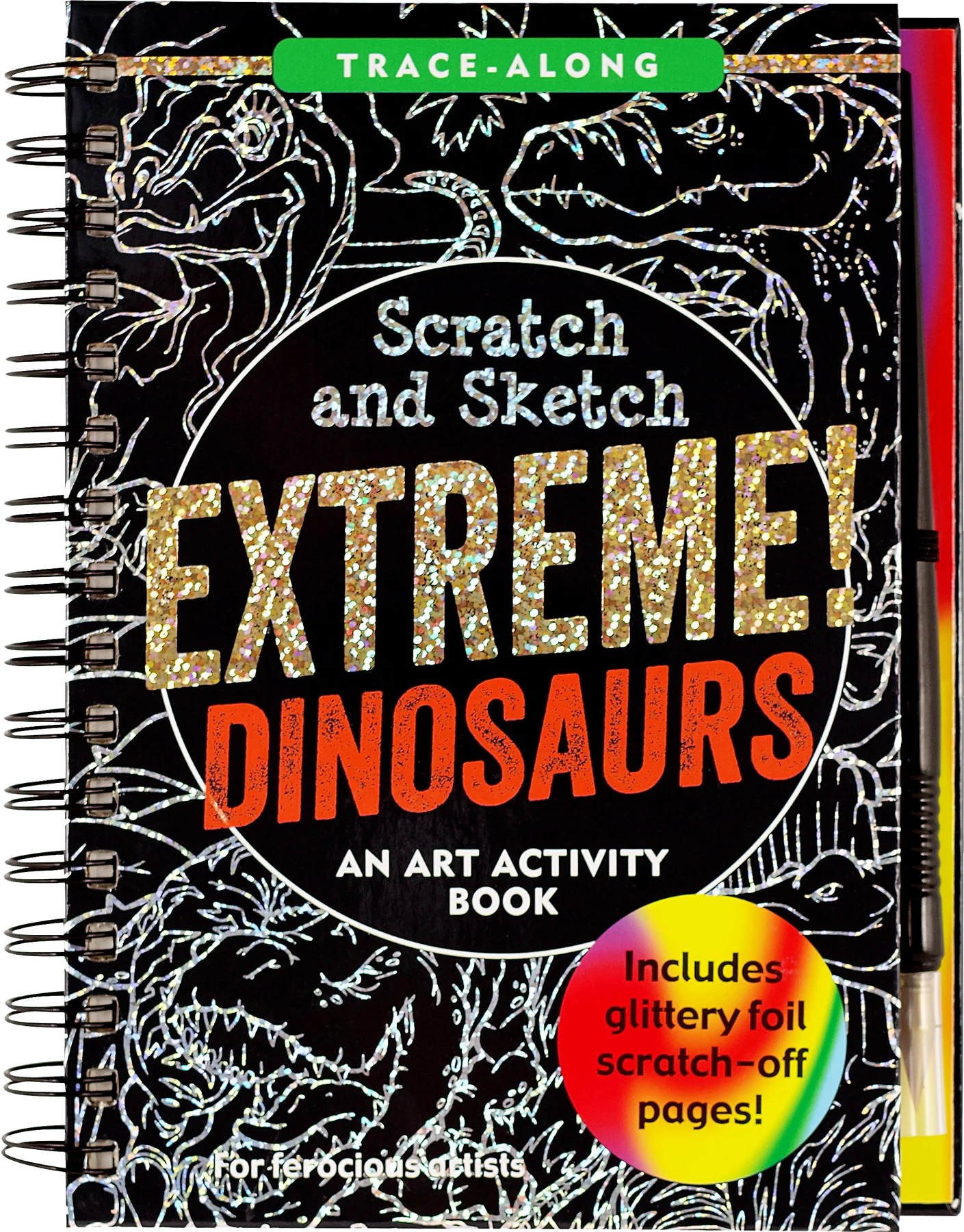 extreme dinosaur | scratch & sketch