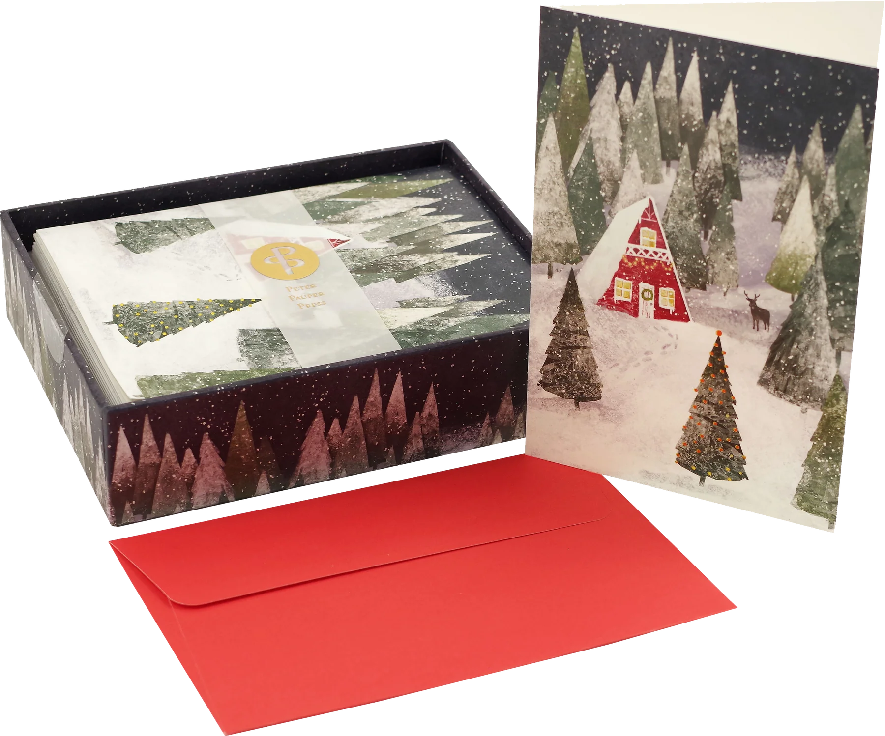 snowy evening | boxed cards