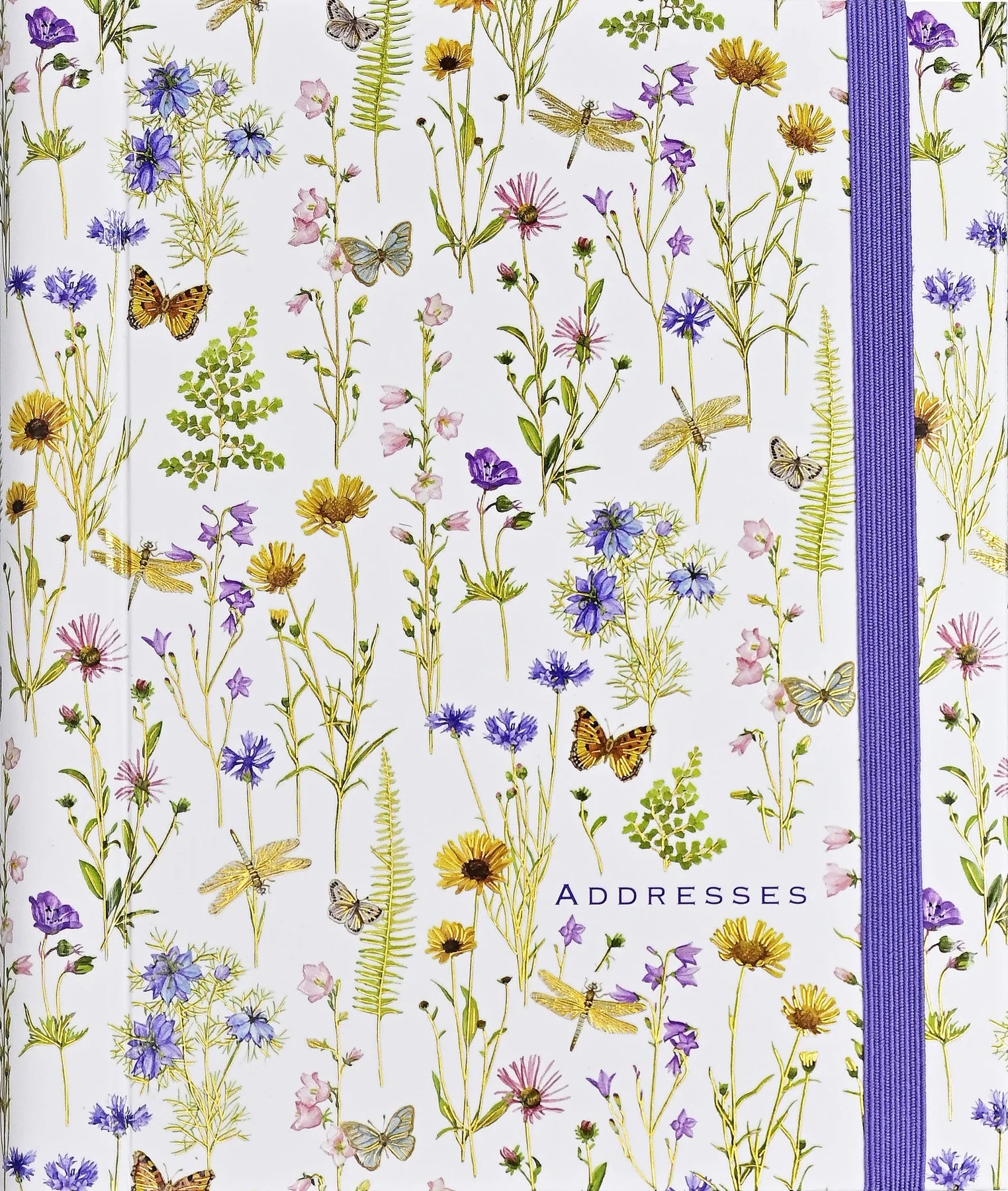 wildflower garden | large address book