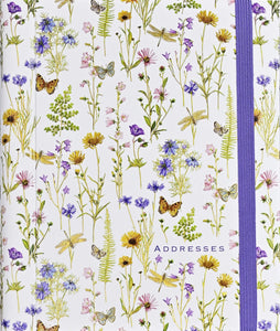 wildflower garden | large address book