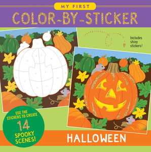 halloween | my first colour-by-sticker book