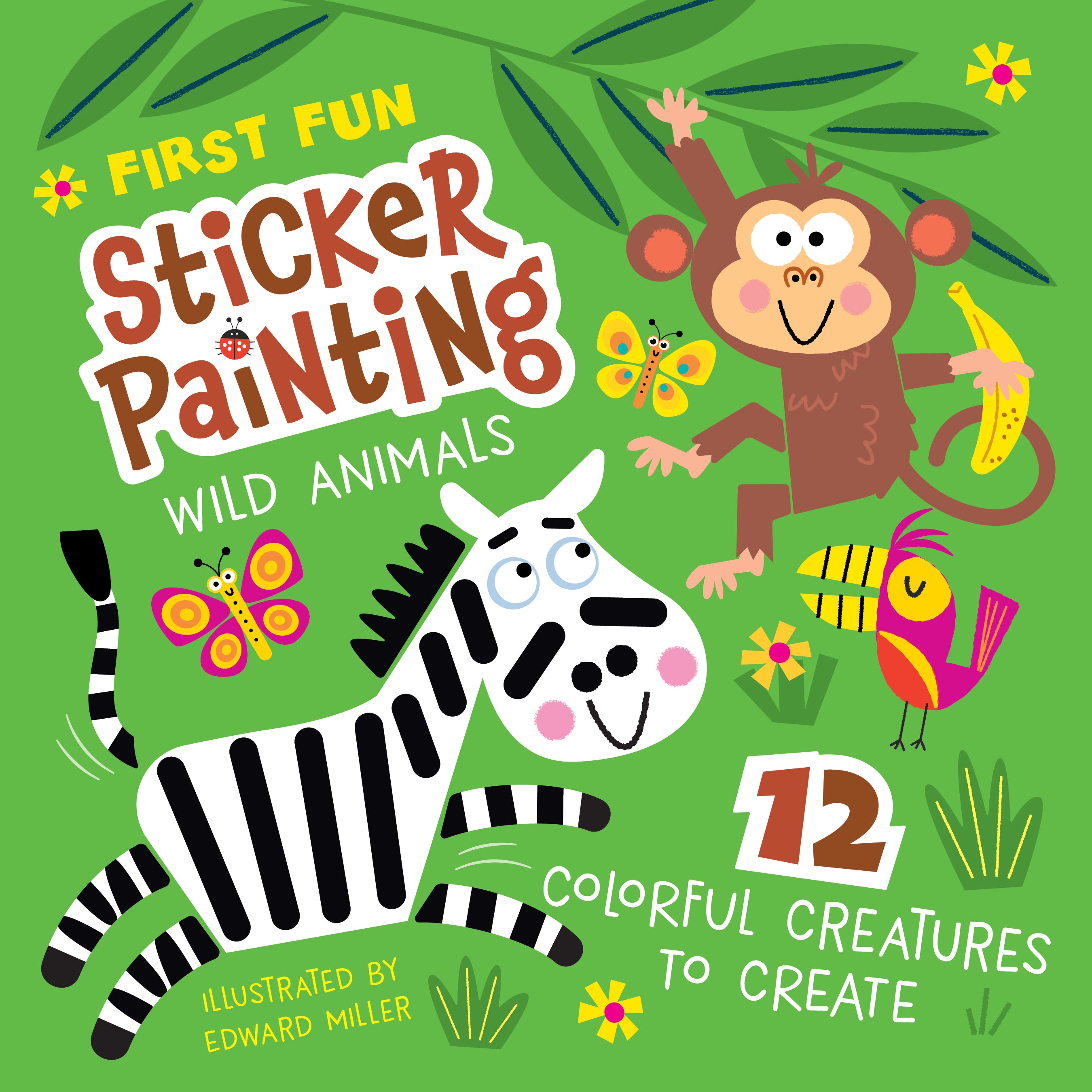 wild animals | first fun sticker paintings