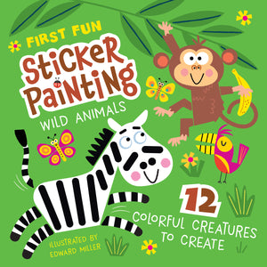 wild animals | first fun sticker paintings