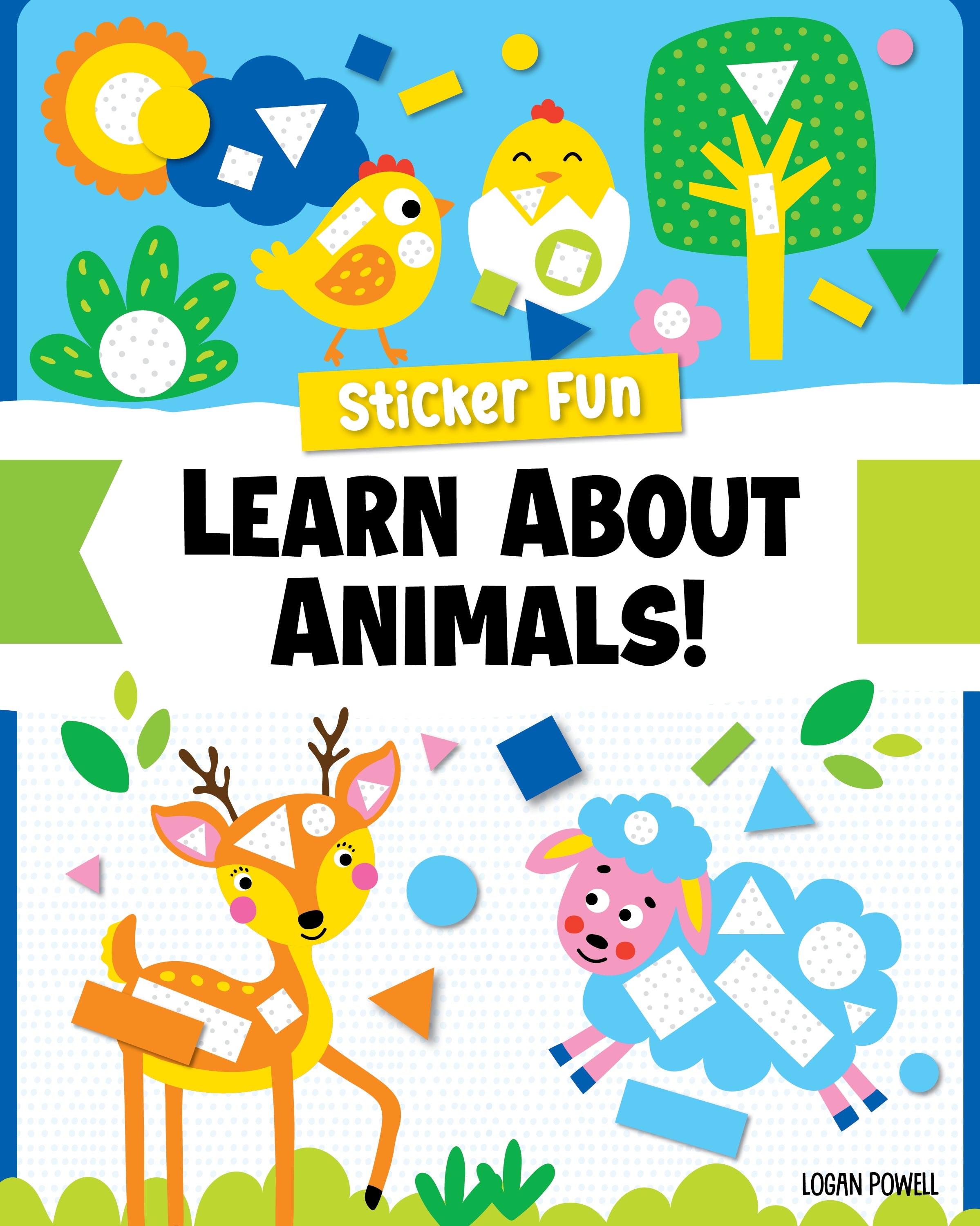 learn about animals | sticker fun book