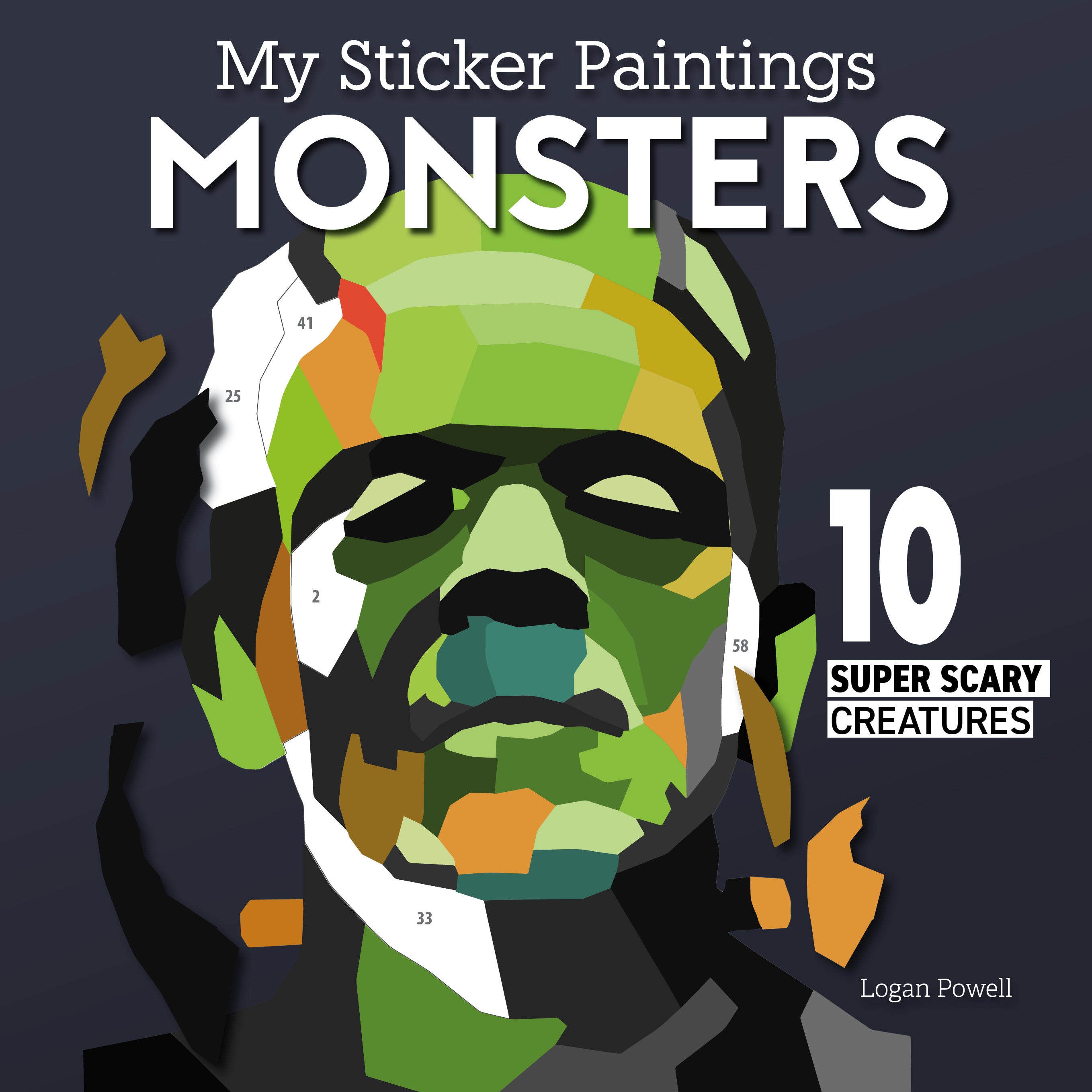 monsters | my sticker paintings