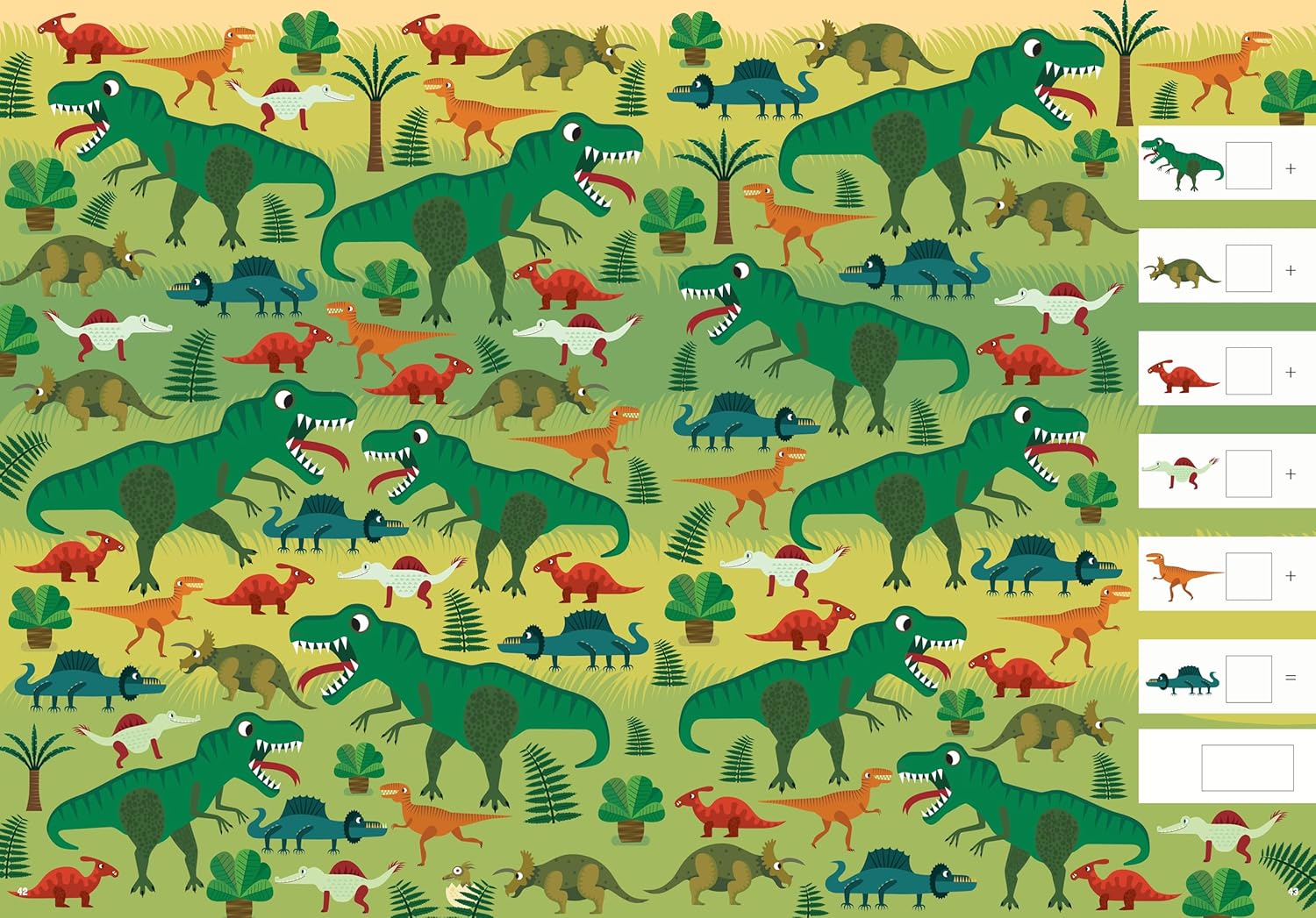 animals & dinosaurs | search, find and count book