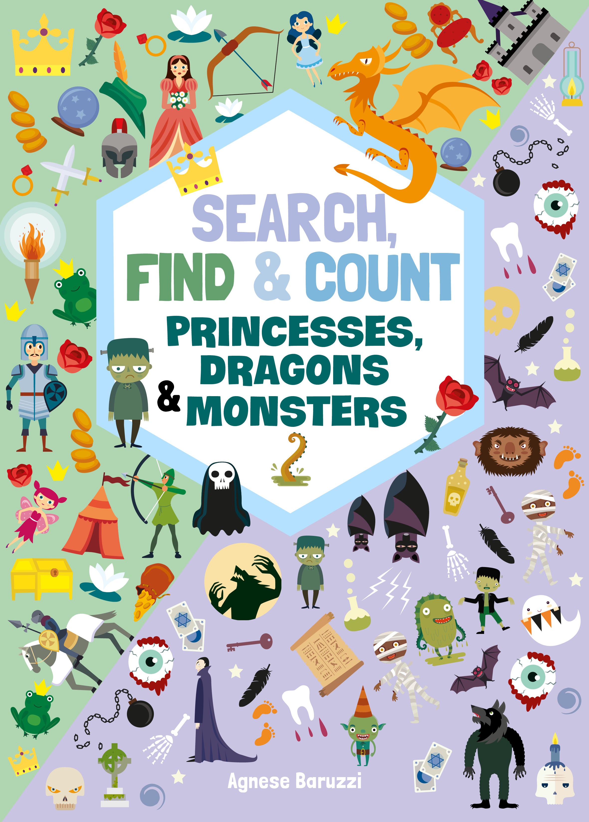 princesses, dragons & monsters | search, find and count book