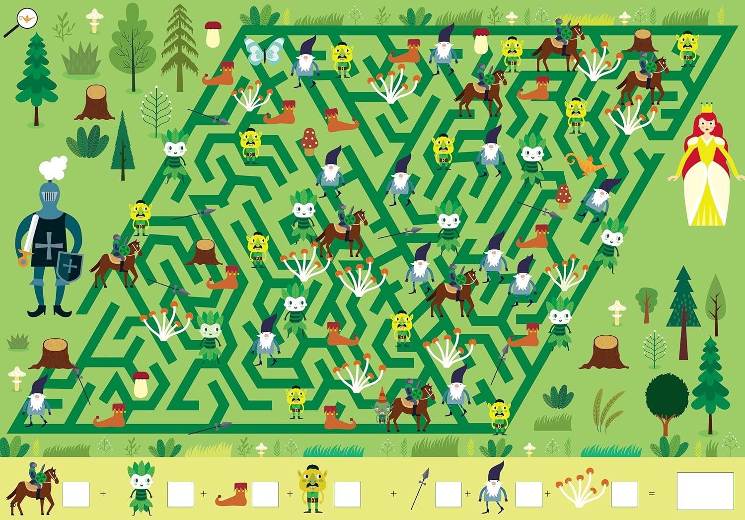 princesses, dragons & monsters | search, find and count book