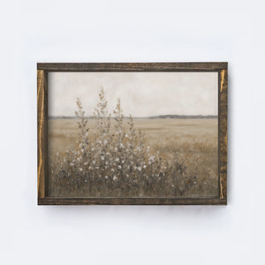 vintage spring meadow espresso | small art