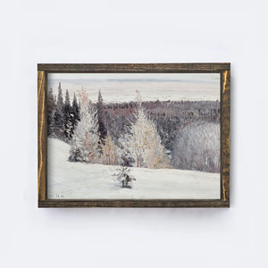 winter trees | wall art