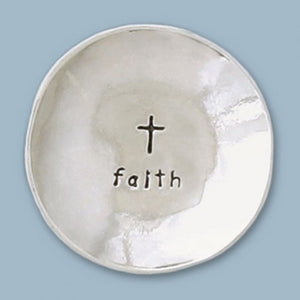 faith | cross charm bowl