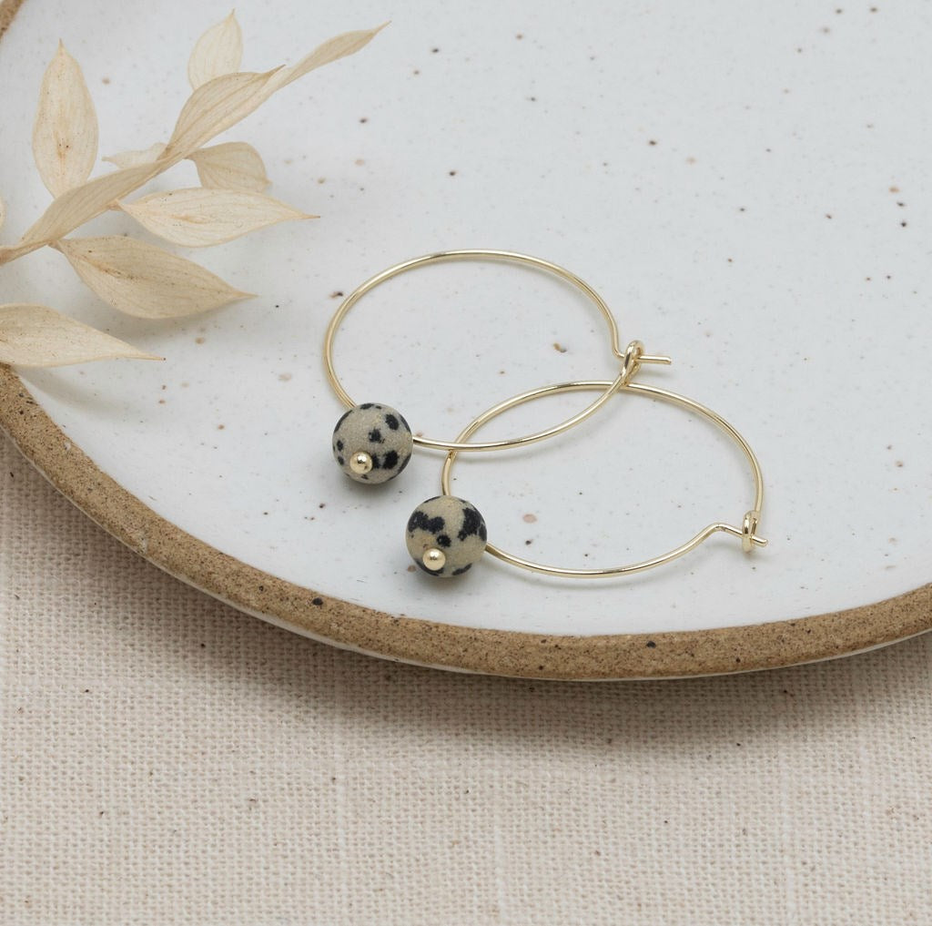 bellamy | jasper hoop earrings