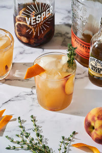 bourbon peach smash | craft cocktails