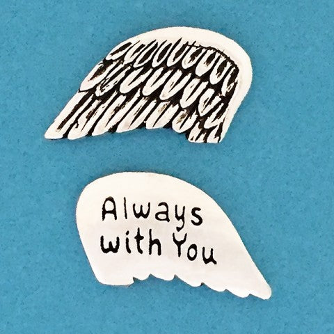 always with you | angel wing coin