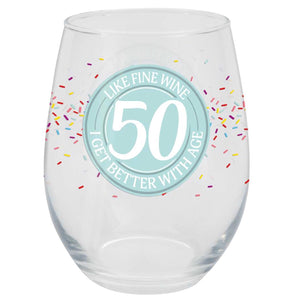 50 | stemless glass