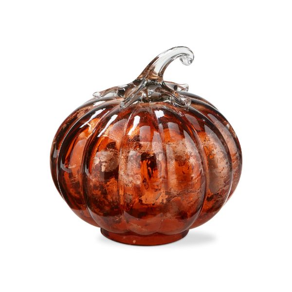 antique copper | small glass pumpkin