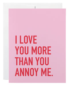 annoy me | card