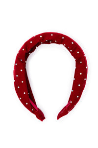 sparkle red velvet | headband