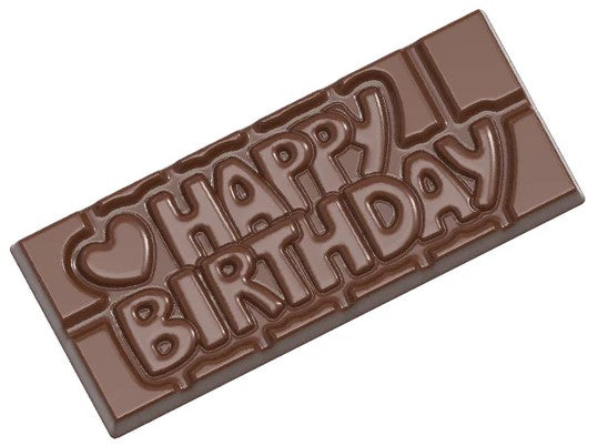 happy birthday  | milk chocolate bar