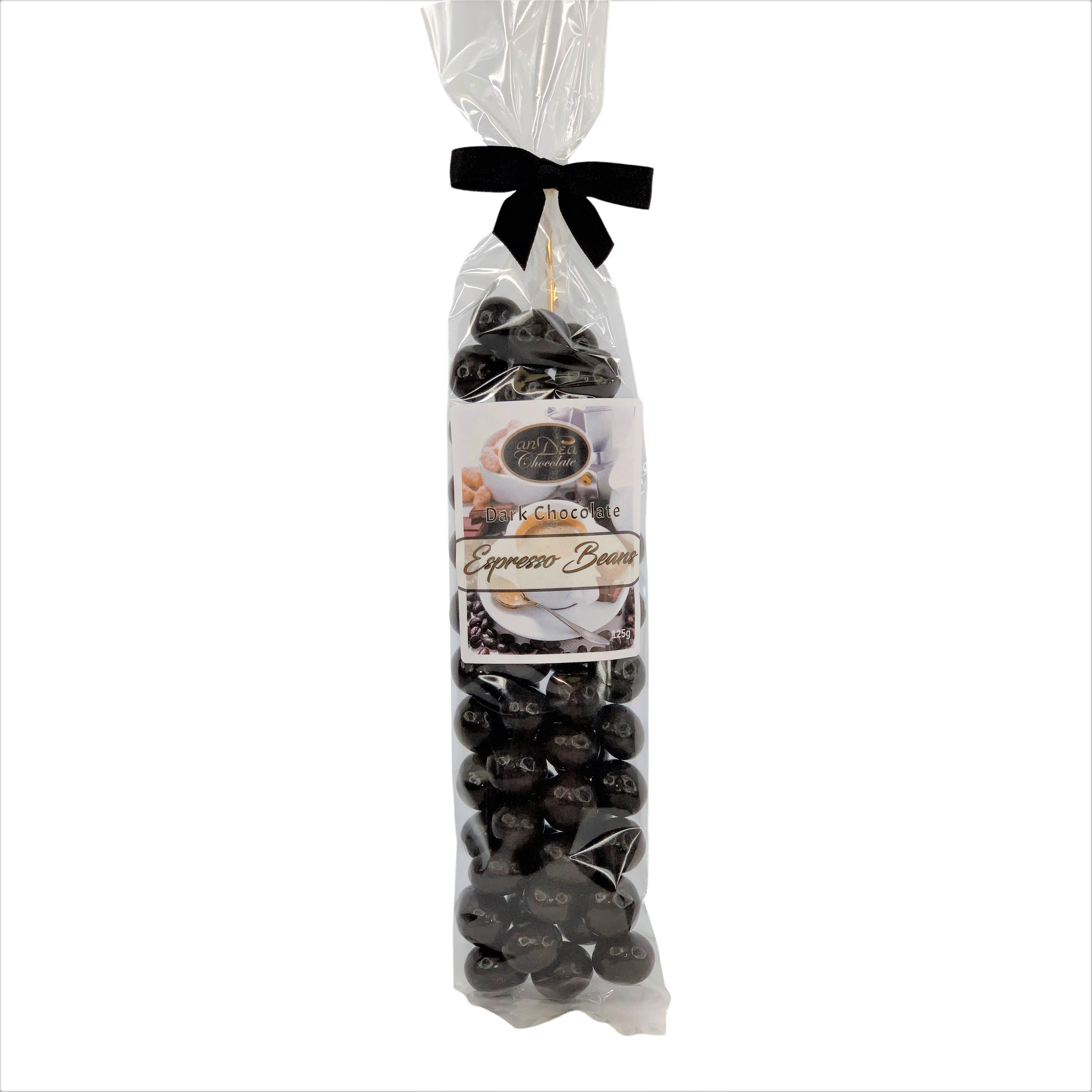 dark chocolate covered espresso beans