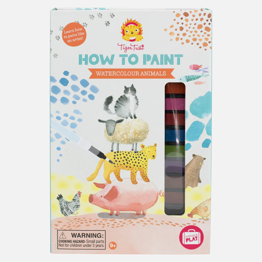 watercolour animals | how to paint