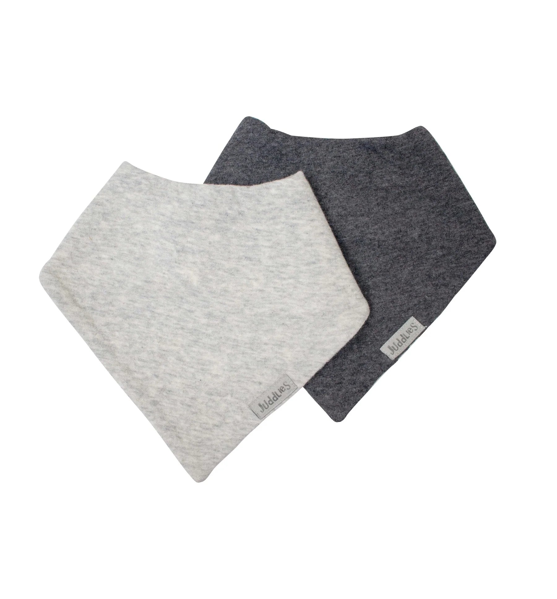 light grey and charcoal fleck | bandana bibs