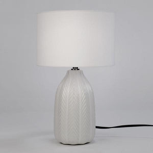 embossed | white lamp