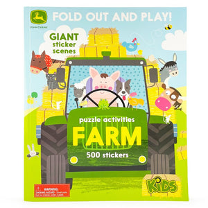 fold out and play | john deere stickers + activities