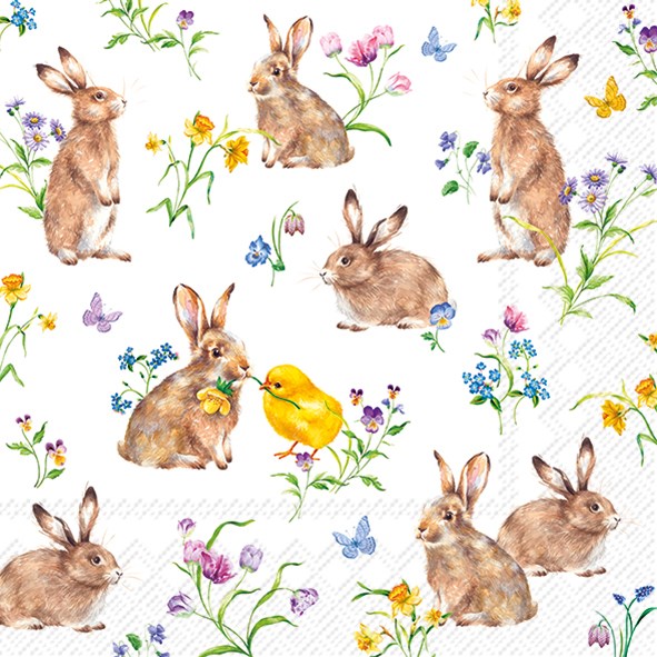 easter friends | luncheon napkins