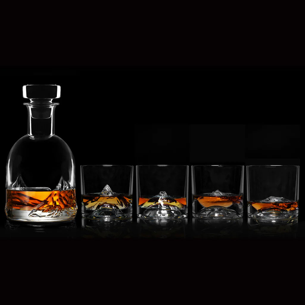 peaks | luxury whiskey set