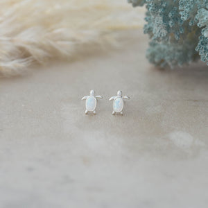 maui | opalite stud earrings