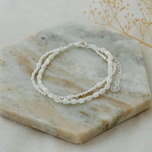 meredith | mother of pearl bracelet