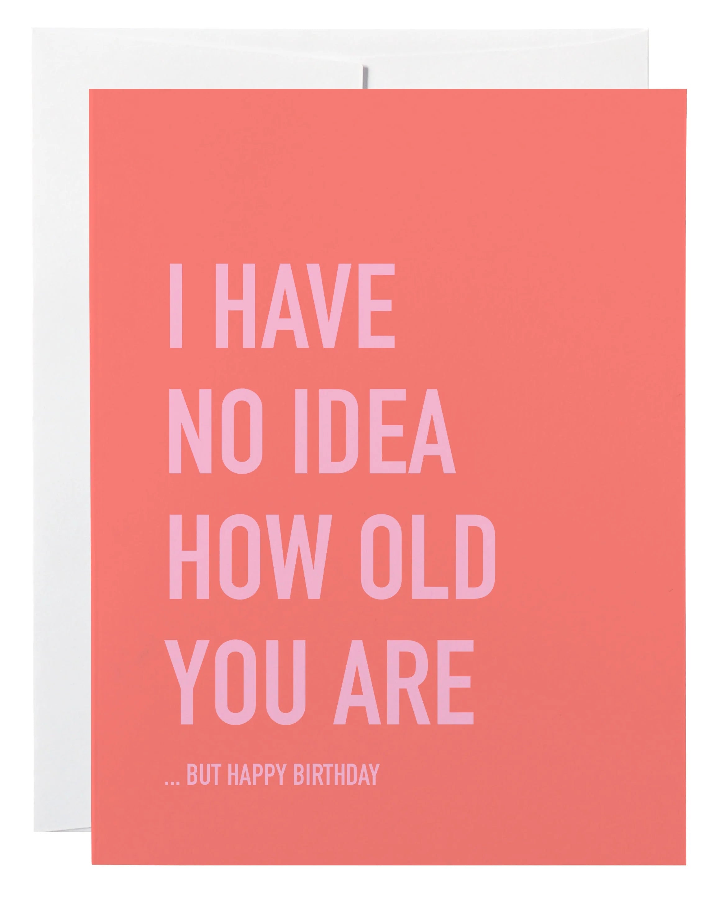 no idea how old | card