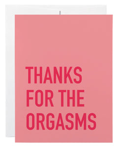 thanks for the | sweary card