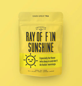 ray of f'in sunshine | damn great tea