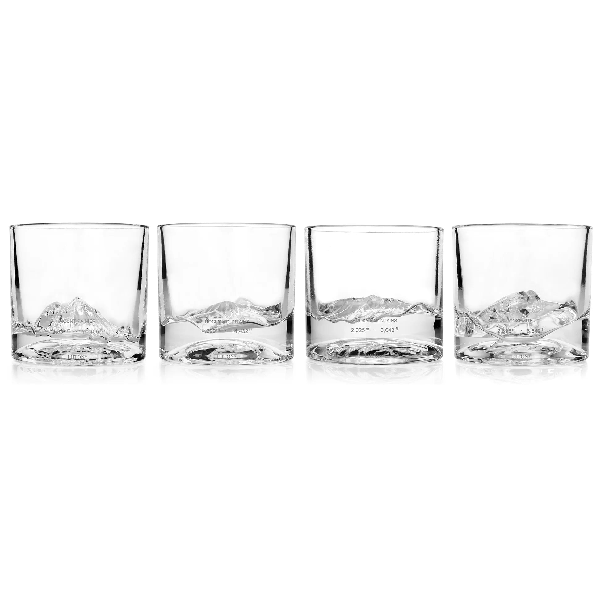 american peaks | luxury whiskey glasses