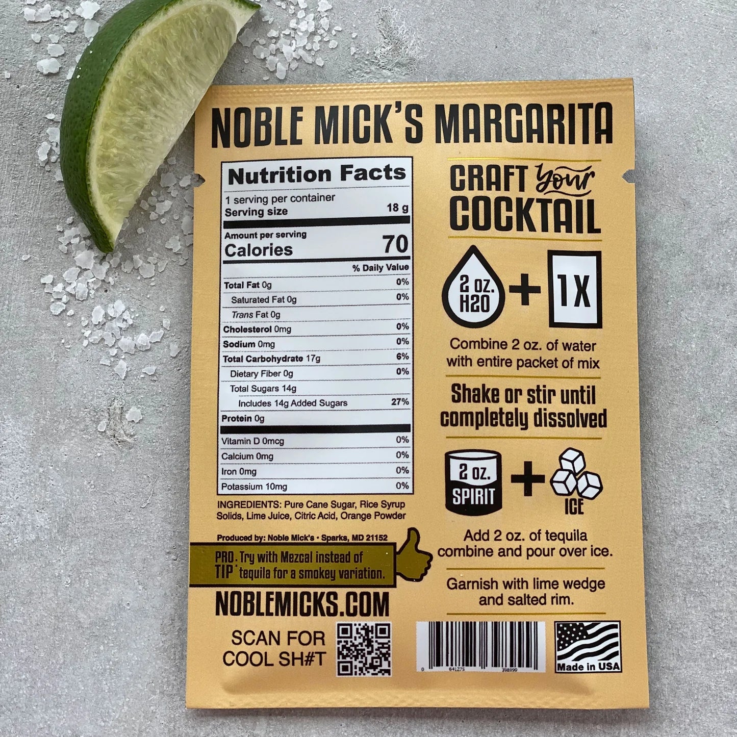 margarita | single serve craft cocktails