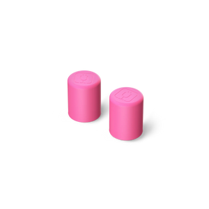 magnetic straw cover | neon pink