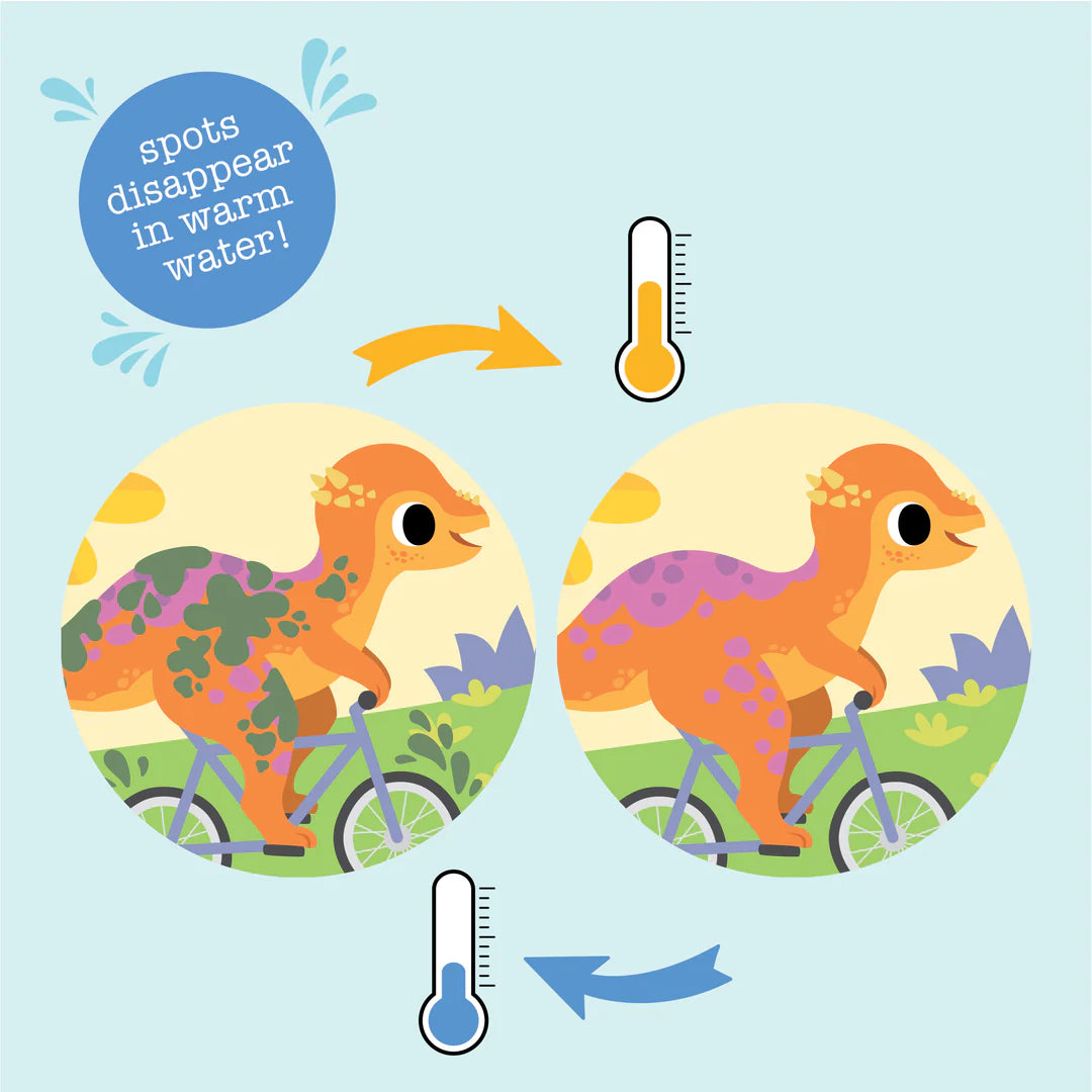 messy dinosaurs | bath book