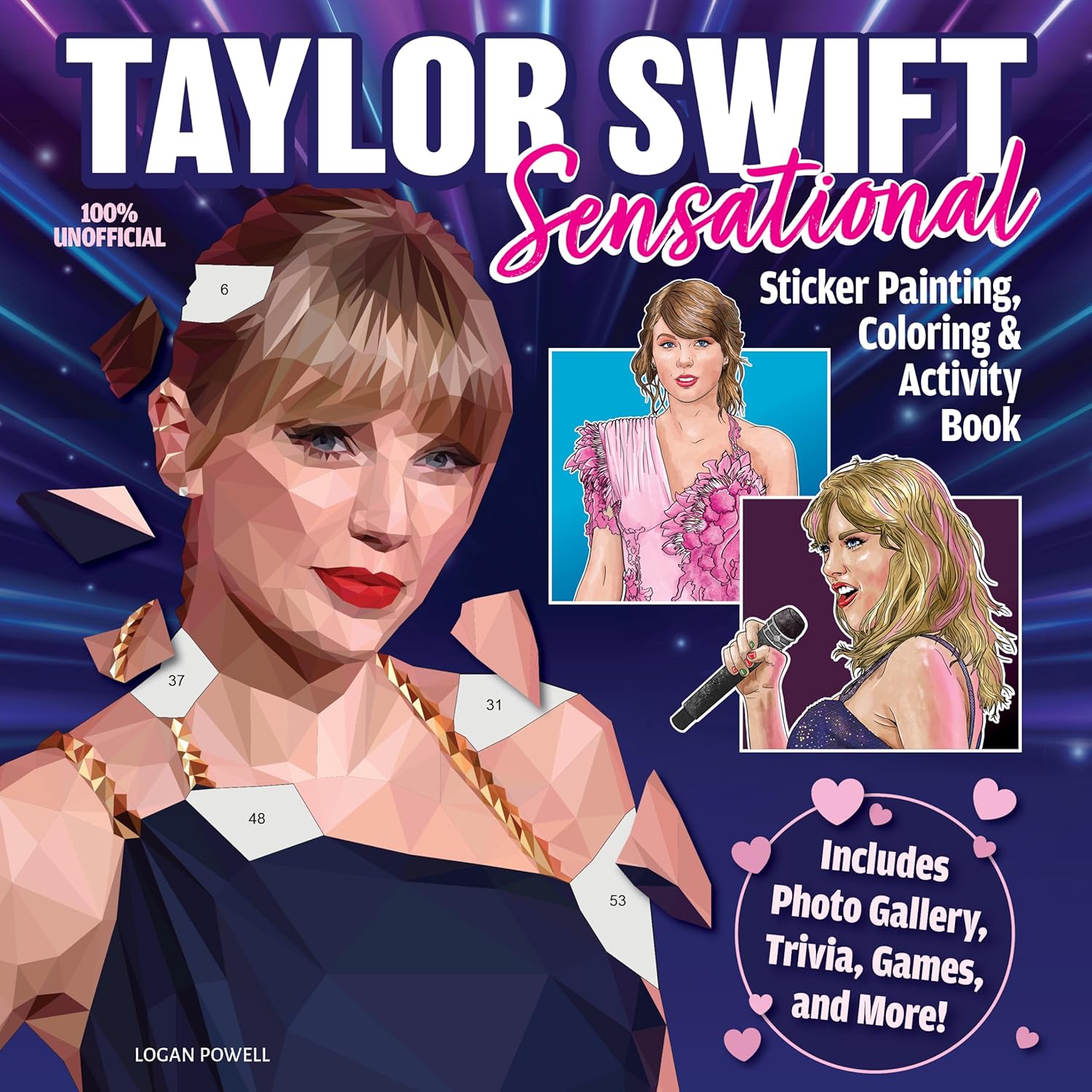 taylor swift sensational | sticker, colouring and activity book