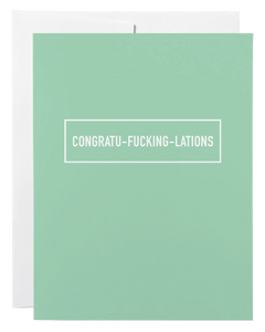 congratu | sweary card