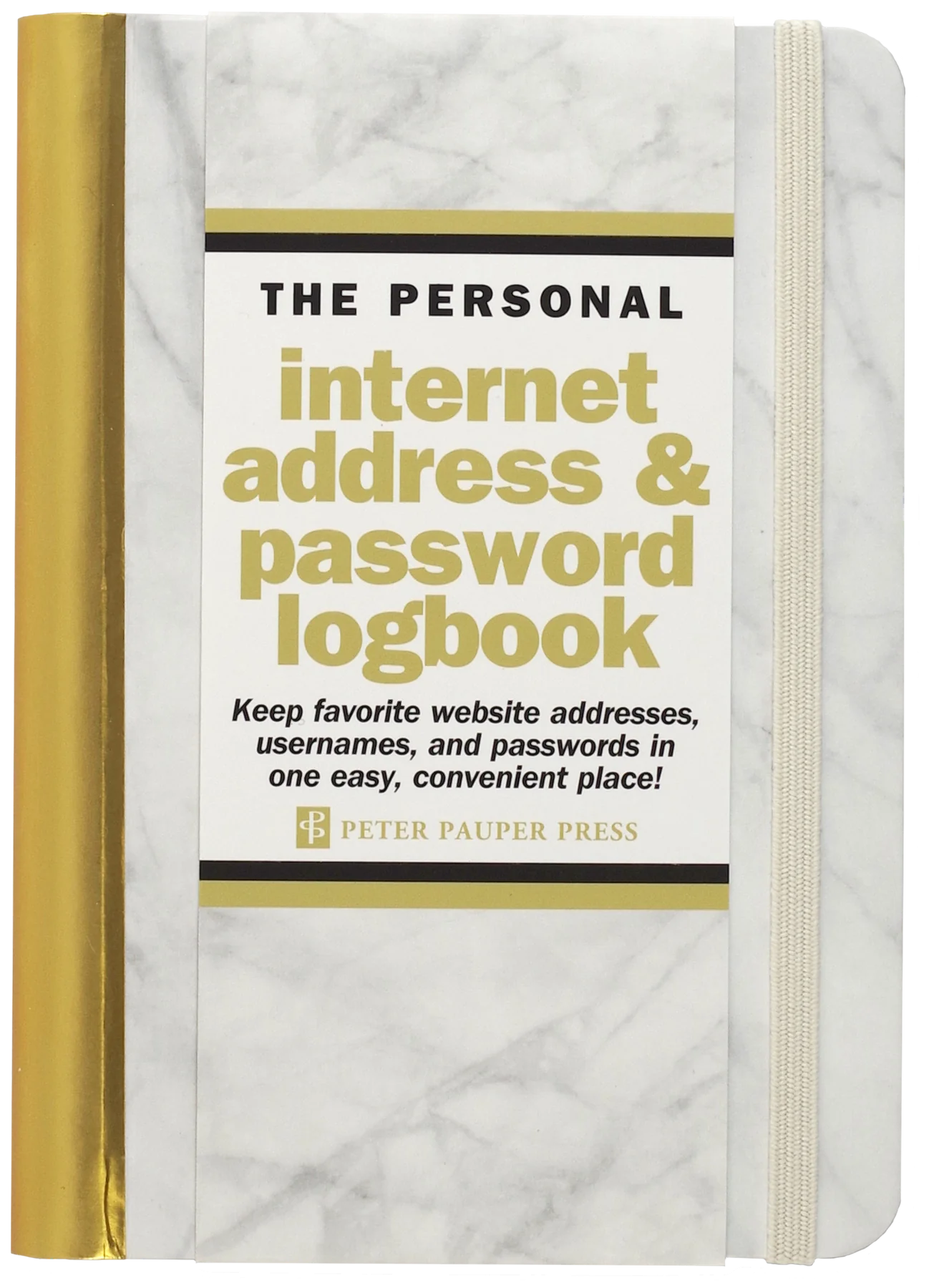 address & password | marble log book