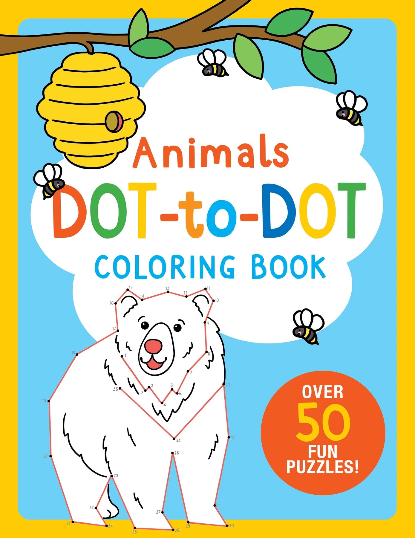 animals dot to dot | colouring activity book