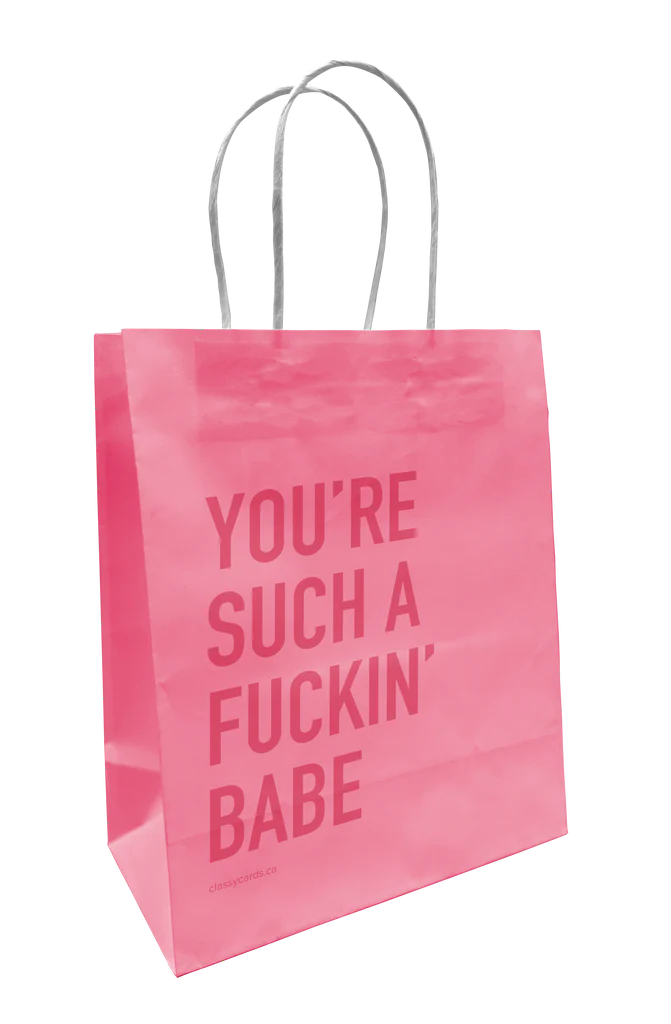 babe | sweary gift bag
